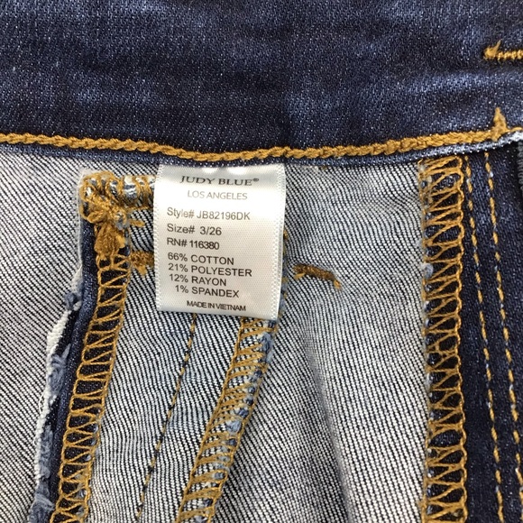 Judy Blue Dark Wash High Waisted Flare Jeans - Picture 4 of 9